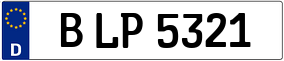 Truck License Plate